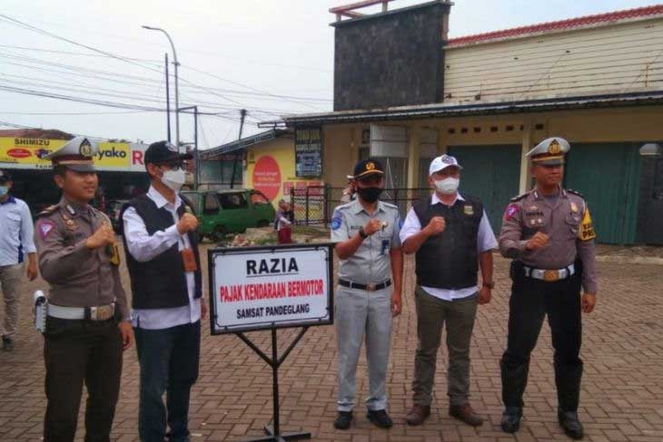 Jasa Raharja Ikut Razia Gabungan di Terminal Mengger Pandeglang