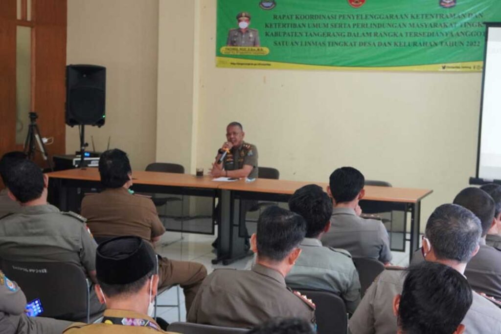 Rakor Trantib Linmas Kecamatan, Satpol PP: Perkuat Koordinasi dan Kompetensi Linmas Desa