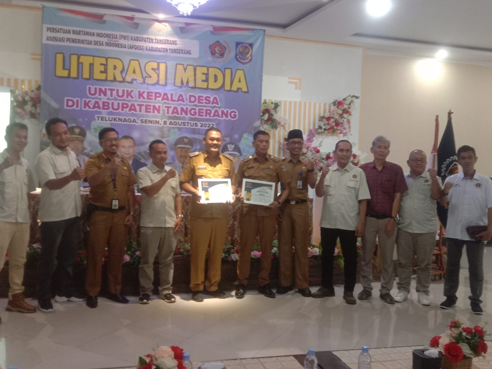 Gelar Literasi Media Untuk Kades, APDESI Apresiasi PWI Kabupaten Tangerang