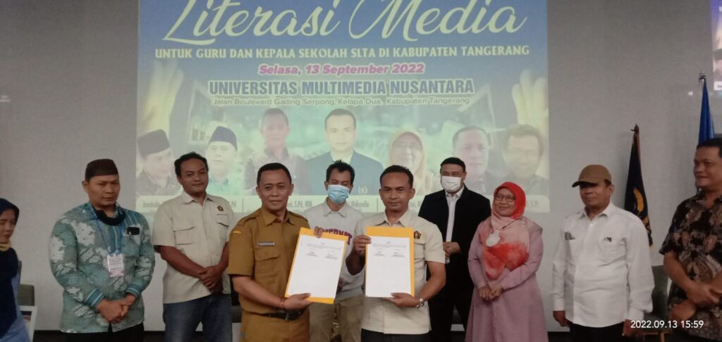 Literasi Media, PWI Kabupaten Tangerang dan KCD Teken MoU