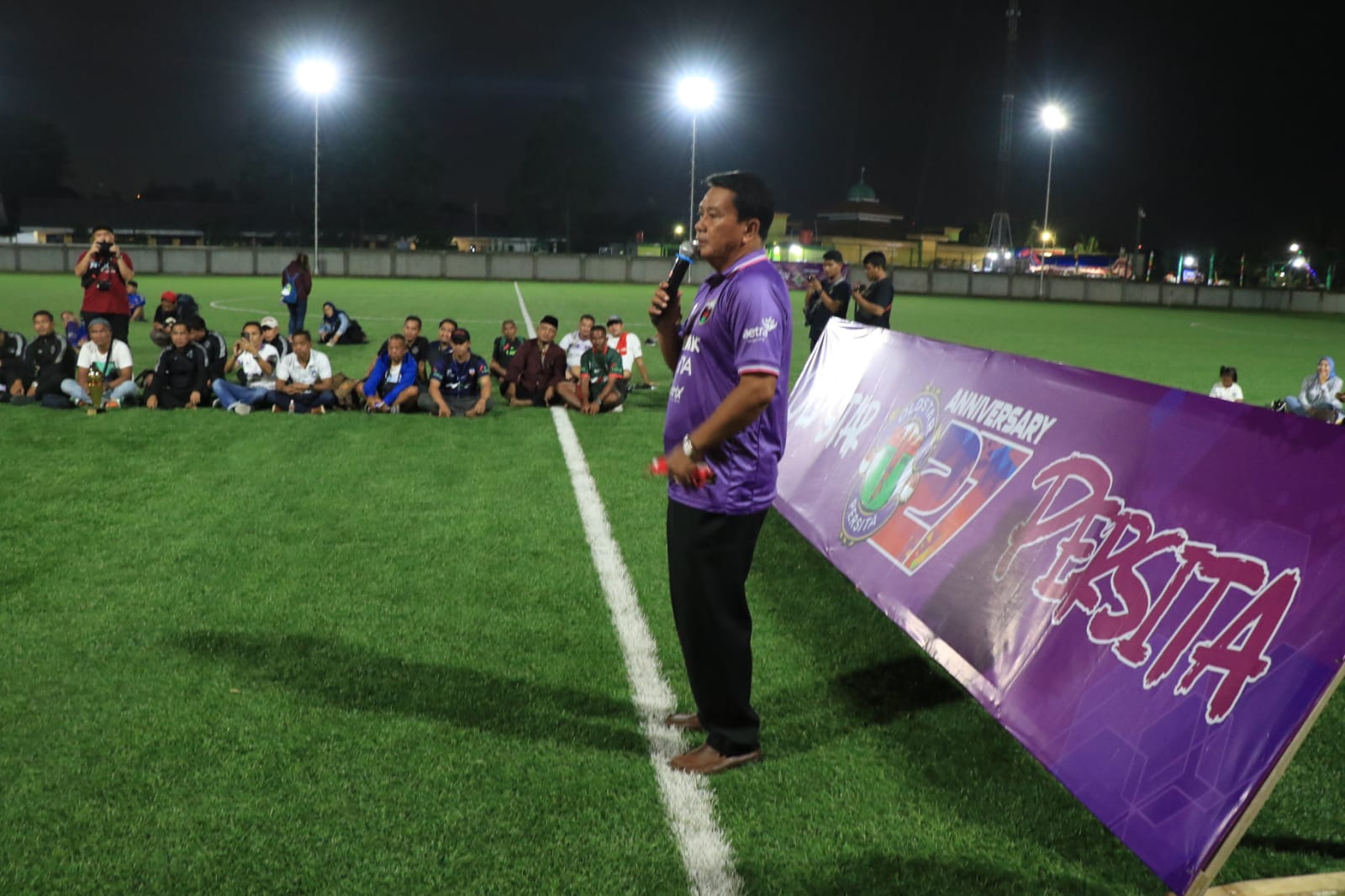 Insan Sepak Bola Berduka, Oldstar Persita Tangerang Gelar Doa Bersama