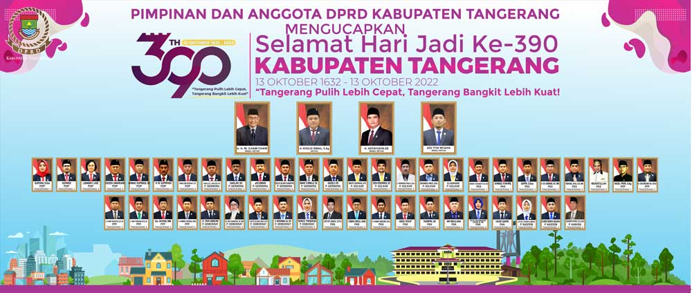 DPRD Kabupaten Tangerang: Selamat Hari Jadi Ke-390 Kabupaten Tangerang