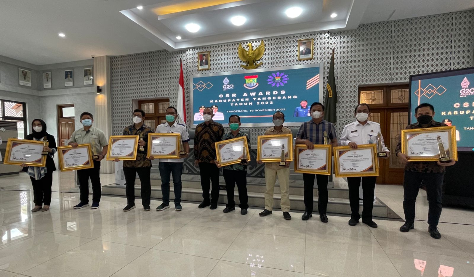 21 Perusahaan Raih CSR Awards dari Bupati Tangerang
