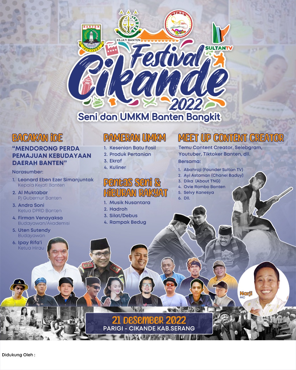 Bangkitkan Ekonomi, Kejati Bersama Pemprov Banten Gelar Festival Cikande