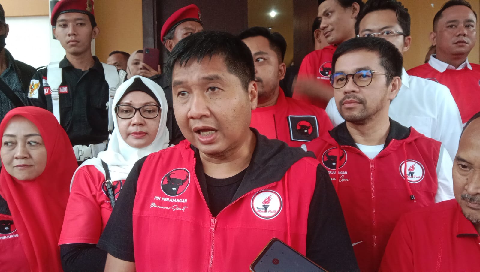 Hadiri Pelantikan TMP Banten, Maruarar Sirait : Kita Doakan Semoga Kita Menang di Banten 2024