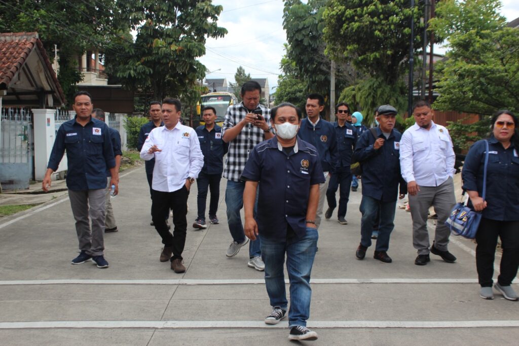 Kunjungi Sekret PWI Jabar,  Sri Mulyo : Kami Akan Terus Lakukan Kunjungan