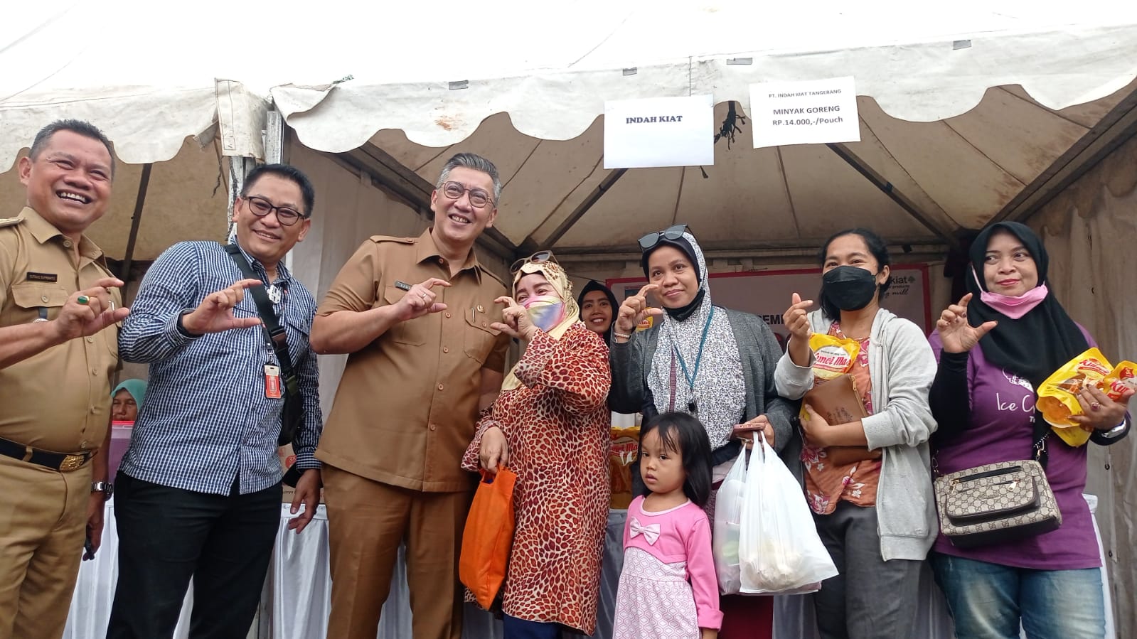 Ramaikan Bazzar Penanggulangan Inflasi Serpong Utara, IKPP Tangerang Jual Kunci Mas di Bawah Harga Pasar