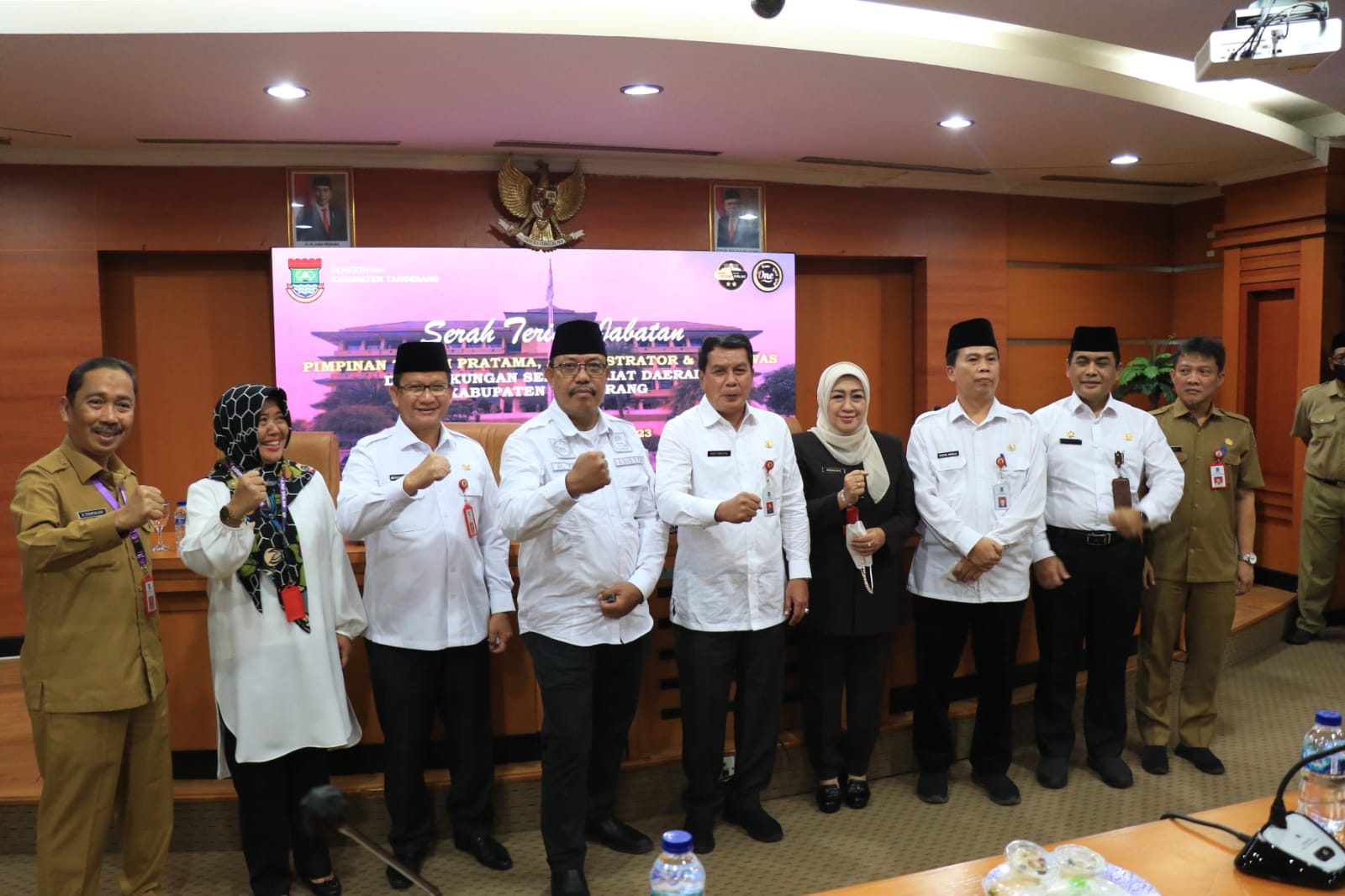 Hadiri Sertijab, Sekda : Jabatan Bukan Hak Pegawai