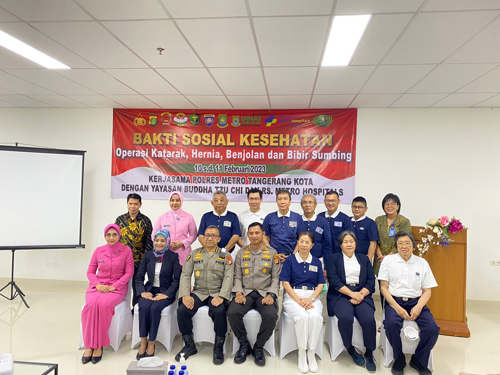 Baksos Kesehatan, RS Metro Hospitals M Toha Gelar Operasi Gratis