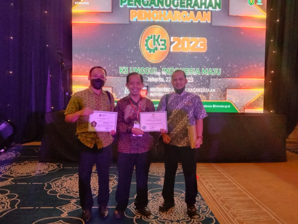 PT IKPP Tangerang Kembali Meraih Penghargaan K3 dari Kemenaker RI