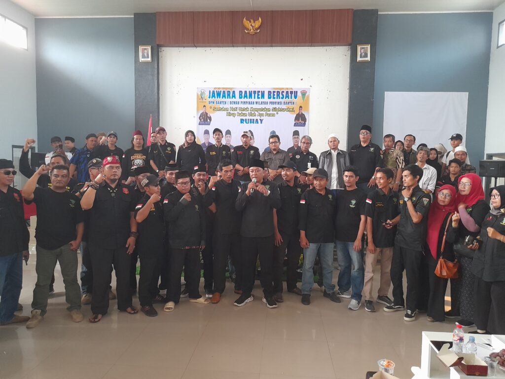 Bersama Tomas, Ormas dan OKP, Jawara Banten Bersatu Deklarasi Komitmen Kawal Pemilu 2024
