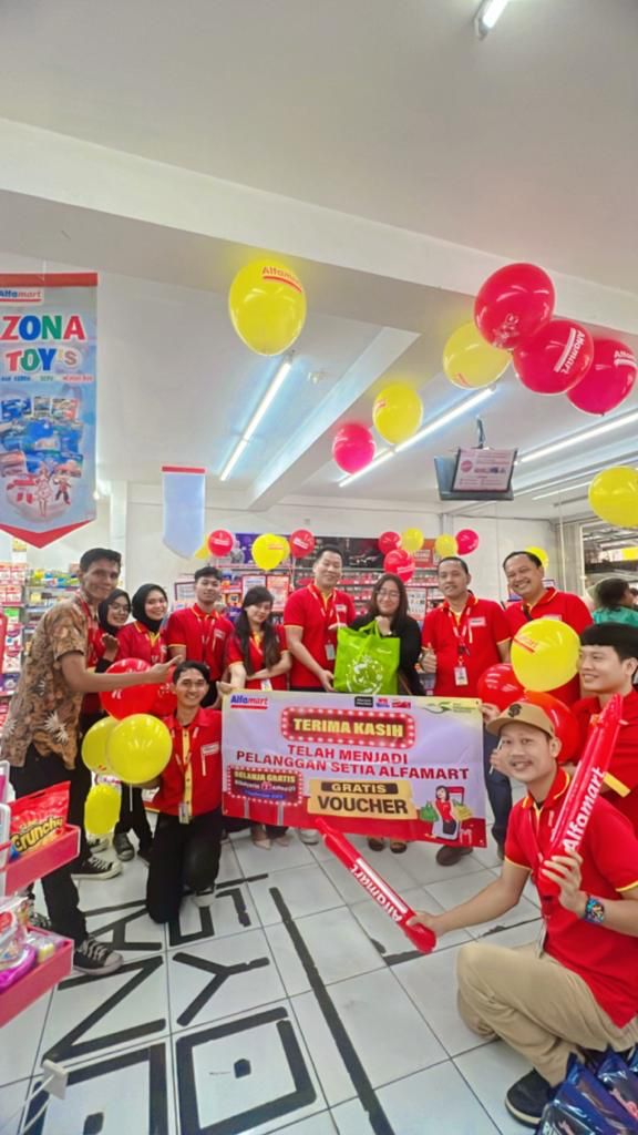 Semarak Hari Pelanggan Nasional, Alfamart Alfagift Bagi-bagi Voucher Belanja Puluhan Juta Rupiah