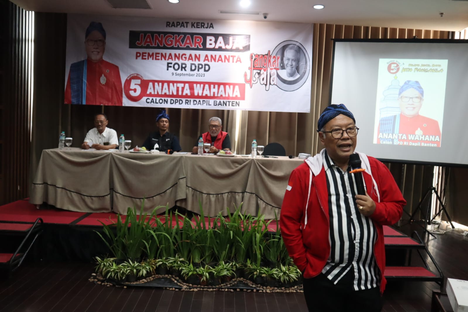 Jangkar Baja Dukung Ananta Duduk di Kursi DPD RI