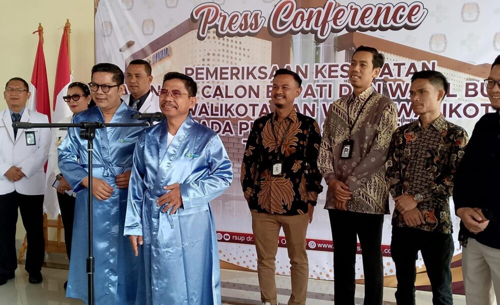 Hari Ini, 3 Paslon Pilwalkot Tangerang Jalani Pemeriksaan Kesehatan