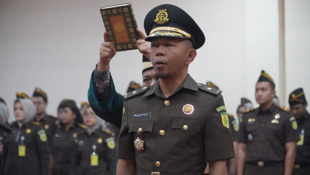 Sah! Muhammad Arsyad Dilantik Jadi Kepala Seksi Tindak Pidana Khusus Kejari Kabupaten Tangerang
