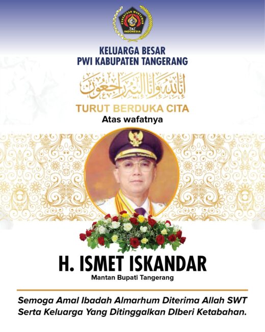 Dikenal Dekat dengan Wartawan, Keluarga Besar PWI Kabupaten Tangerang Berduka Atas Wafatnya Ismet Iskandar