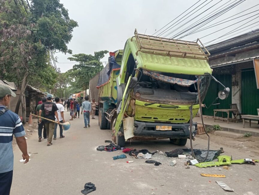 Tragis! Truk Tanah Makan Korban Bocah SD, KNPI Kecamatan Teluknaga Kecam Keras   