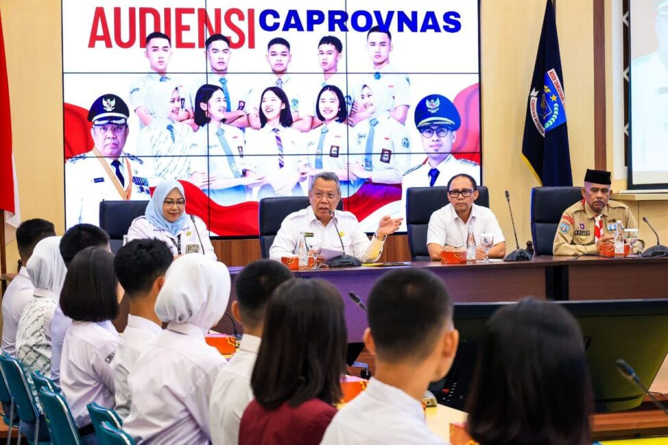 Lepas 10 Pelajar Terbaik Tangsel untuk Seleksi Paskibraka Provinsi dan Nasional, Ini Pesan Benyamin