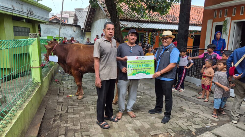 Rayakan Idul Adha, PT IKPP Tangerang Bagikan Hewan Kurban untuk Masyarakat
