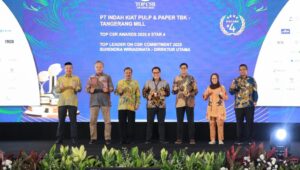 Kukuhkan Peran Strategis CSR dalam Pembangunan Nasional, PT IKPP Tangerang dan  Tiga Unit Usaha APP Group Raih Penghargaan TOP CSR Awards 2025