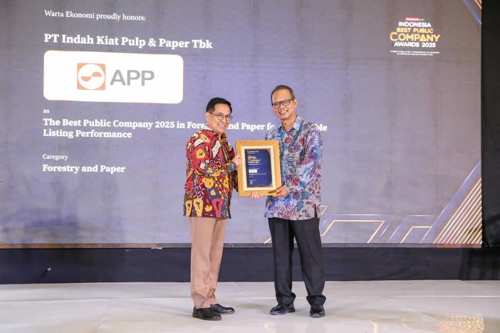 Pertahankan Kinerja Unggul dan Komitmen Keberlanjutan, PT Indah Kiat Pulp & Paper Tbk Raih Penghargaan The Best Public Company 2025