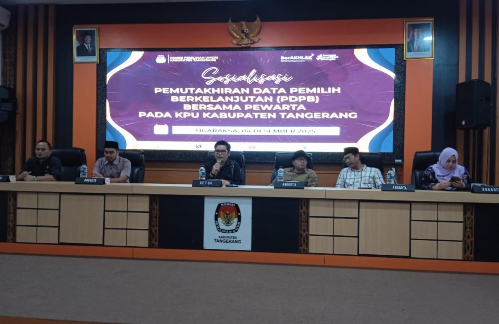 KPU : Angka Pemilih di Kabupaten Tangerang Naik 2,4 Persen pada Triwulan Ketiga