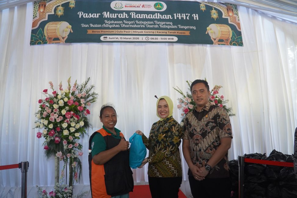 Jelang Lebaran, IAD Kejari Kabupaten Tangerang Gelar Pasar Murah